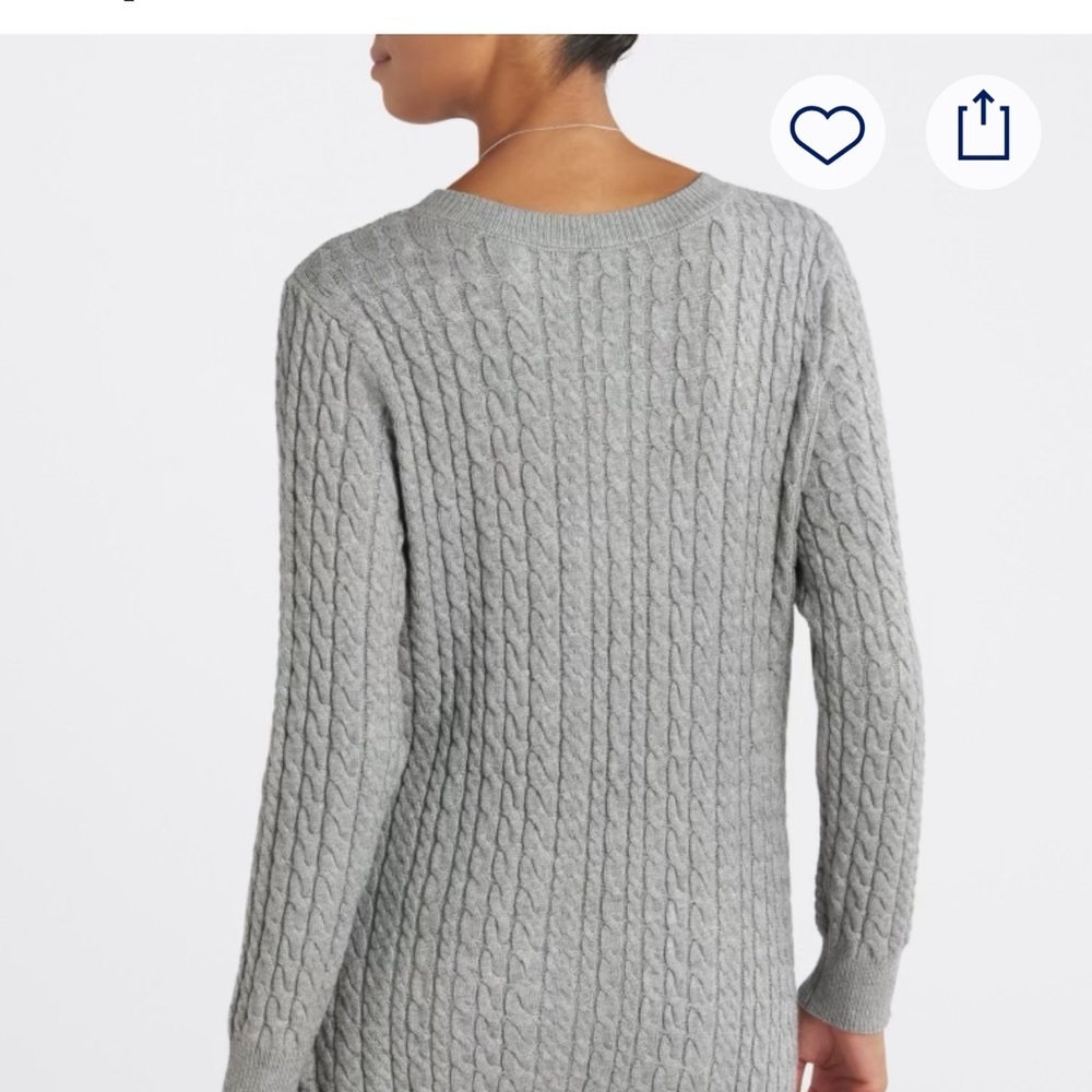 Grey Evolution by Cyrus Aneesa asymmetrical hem sweater.  Women’s size Medium - Picture 2 of 13